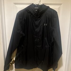 Under Armour Womens X-Large Storm UA Cloudburst Shell Jacket Rain Coat